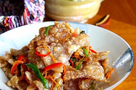 Необычный деликатес: Свинина в кисло-сладком соусе гобаожоу