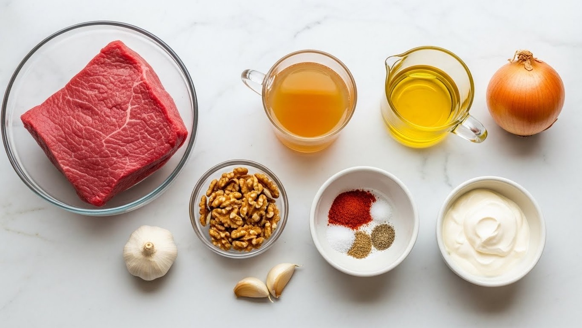 Говядина в ореховом соусе: классика, которая удивит