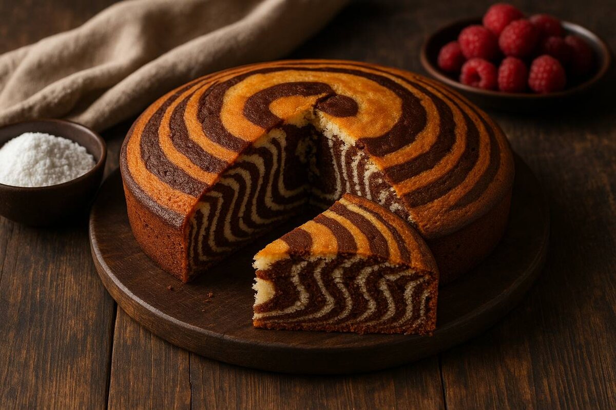 Ностальгическая «Зебра»: как приготовить легендарный десерт с полосками какао и ванили