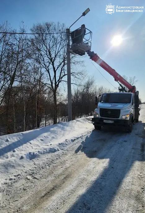 ГСТК восстановили освещение в четырех районах города