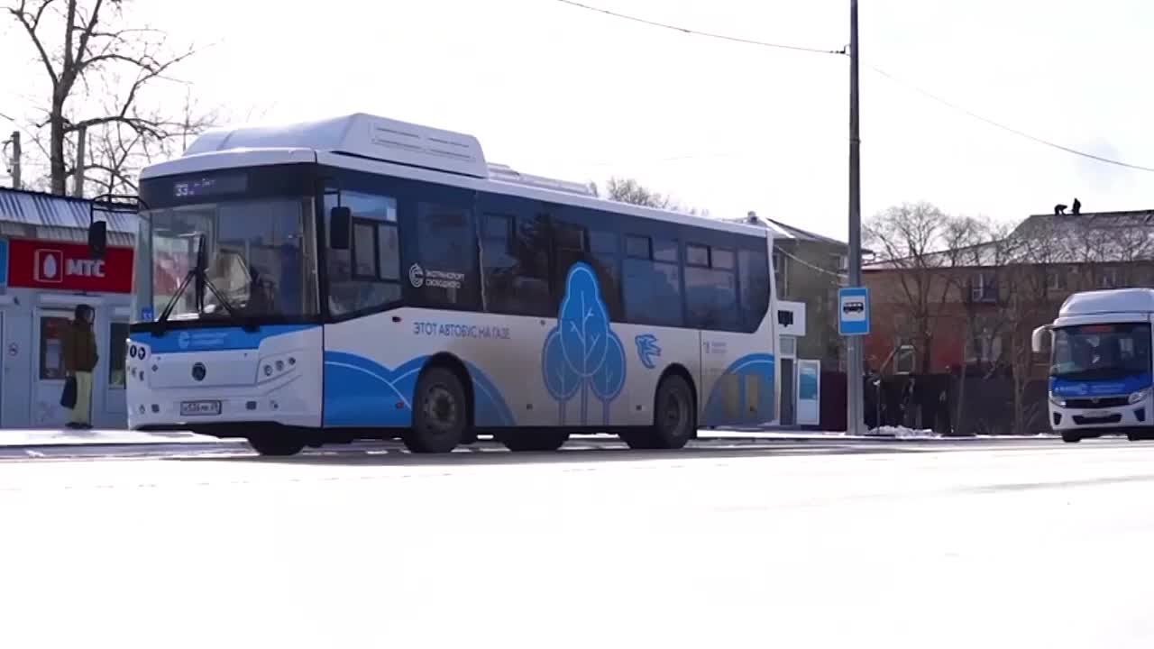 Комфортнее и экологичнее В Свободном запустили новые автобусы на газомоторном топливе