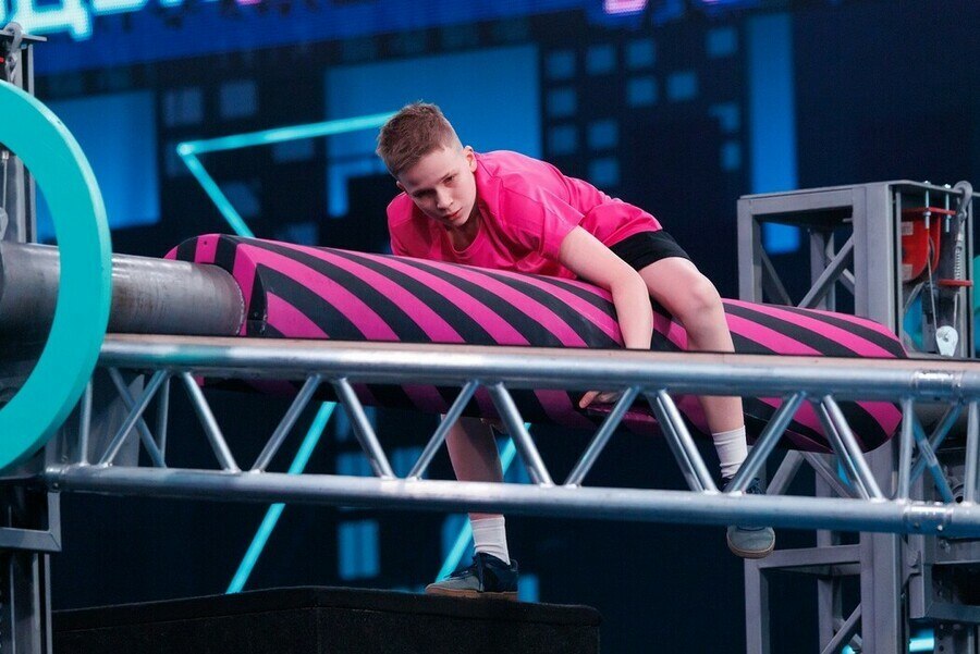 Благовещенец Сергей Подосинников выступил в шоу «Суперниндзя»