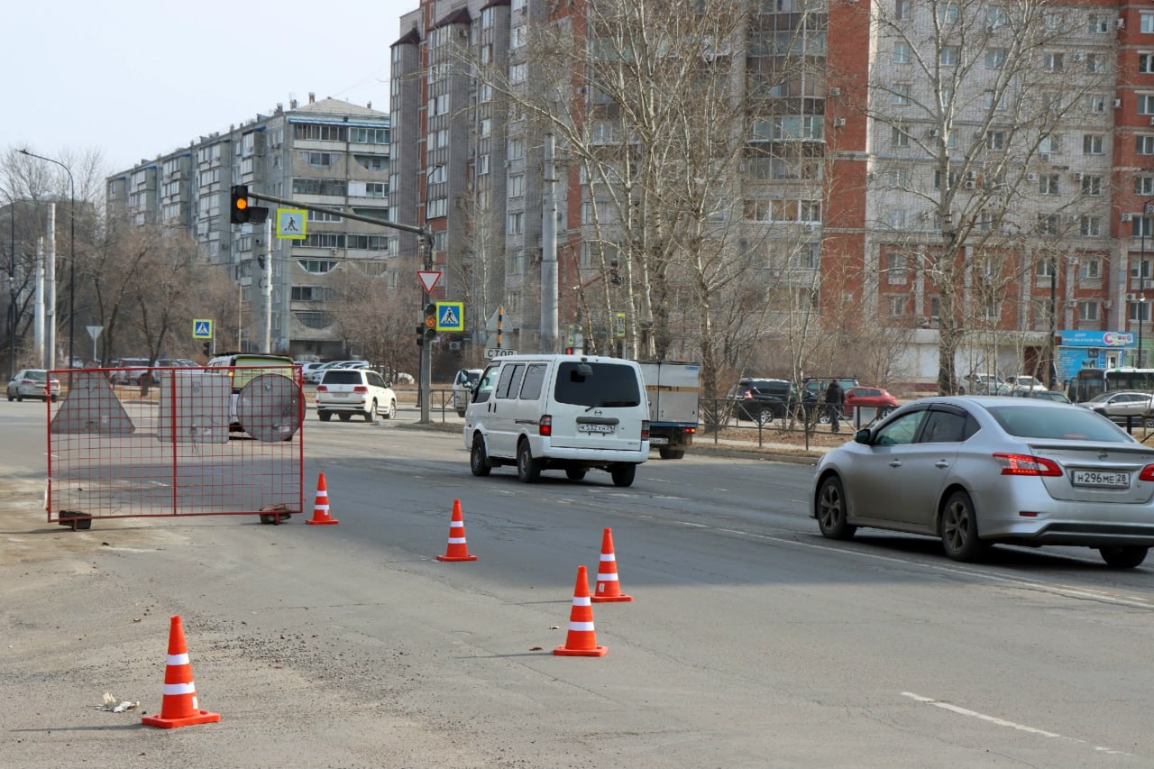 Улицу Студенческая в Благовещенске отремонтируют без полного перекрытия Улицу Студенческая в Благовещенске отремонтируют без полного перекрытия