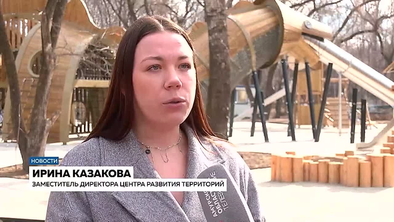 В Благовещенске продолжается масштабное обновление парка 40-летия ВЛКСМ