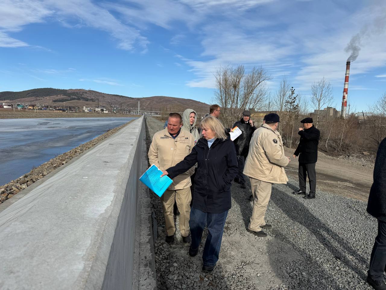 Замруководителя Росводресурсов Наталия Сологуб проинспектировала строительство гидротехнических сооружений в Забайкальском крае Замруководителя Росводресурсов Наталия Сологуб проинспектировала строительство гидротехнических сооружений в Забайкальском крае