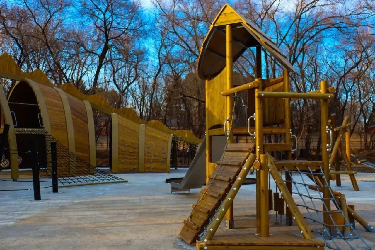 Дракон, гамаки и вид на Китай: парк 40 лет ВЛКСМ в Благовещенске превращается в «Амурский лес» Дракон, гамаки и вид на Китай: парк 40 лет ВЛКСМ в Благовещенске превращается в «Амурский лес»