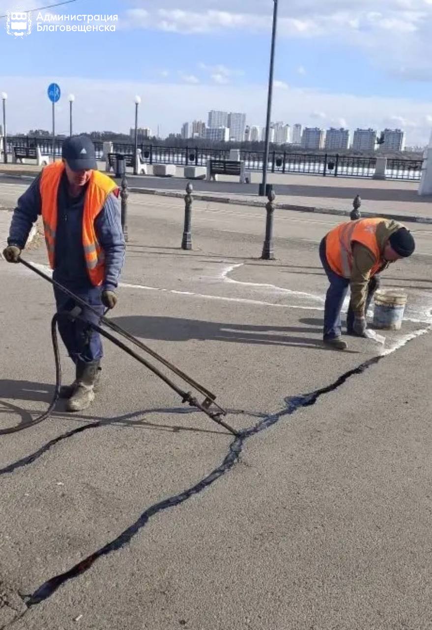 ГСТК применяет новый материал для санации городских дорог