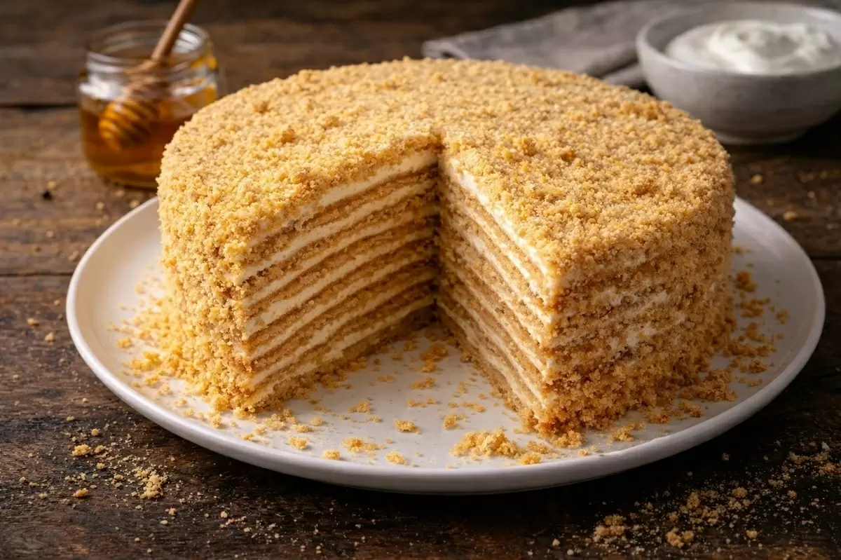 Нежный медовик: как удивить всех по празднику