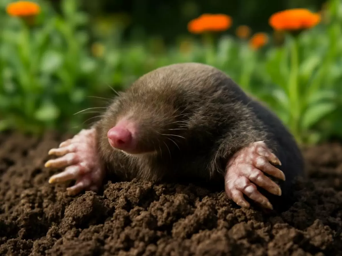 Как заставить кротов уйти из сада: эффективные советы