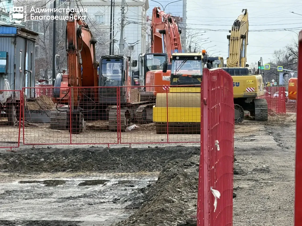 Модернизация инженерных сетей на Красноармейской и Загородной идет в графике Модернизация инженерных сетей на Красноармейской и Загородной идет в графике