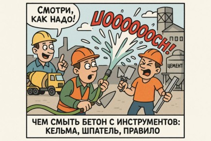 Эффективные методы очистки инструментов от цемента: секреты мастеров