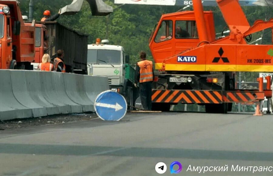 Новый вид ограждения установят на аэропортовской трассе Благовещенска