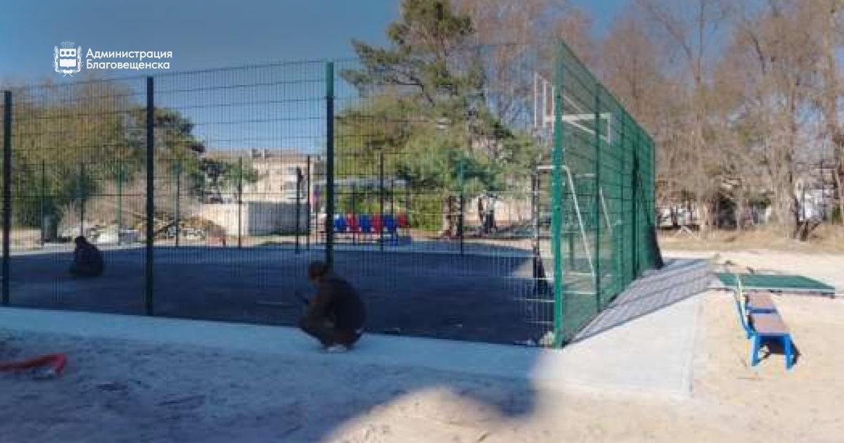 Новая площадка в Белогорье готова на 90% Новая площадка в Белогорье готова на 90%