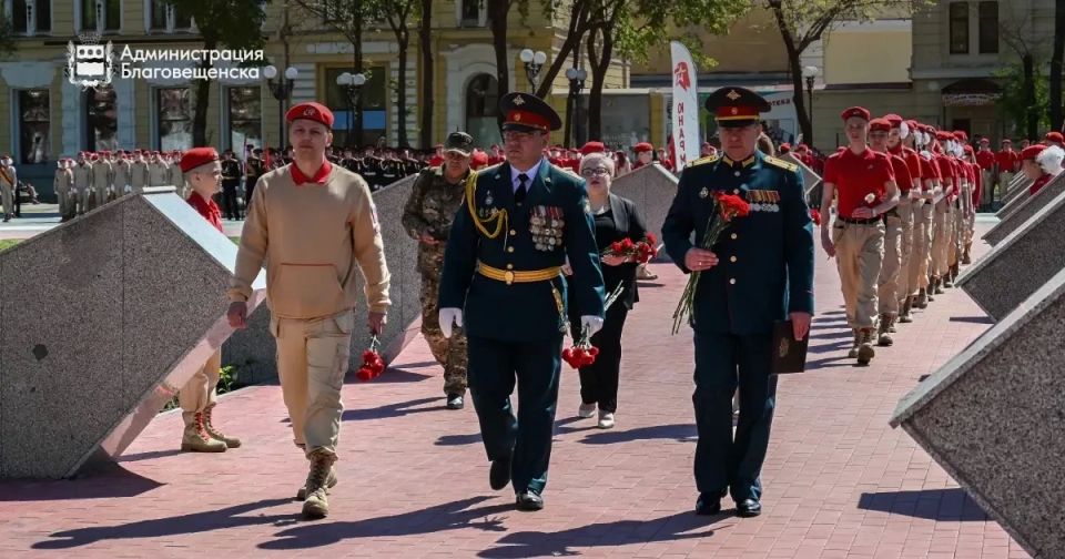 Благовещенская ЮНАРМИЯ отметила 10 лет! Благовещенская ЮНАРМИЯ отметила 10 лет!