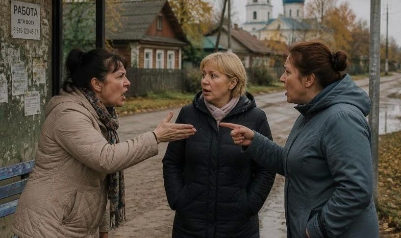 Прямо на глазах у детей: три жительницы Февральска устроили скандал на автобусной остановке