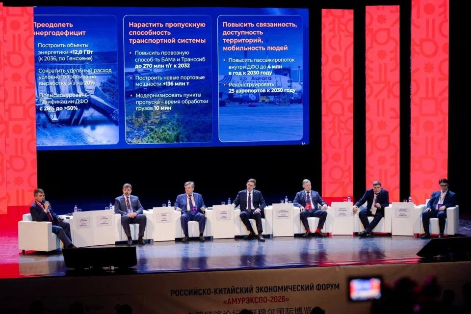 Развитие экспорта, подготовка кадров, снижение стоимости строительства жилья: на АЭФ обсудили стратегию развития Дальнего Востока до 2030 года Развитие экспорта, подготовка кадров, снижение стоимости строительства жилья: на АЭФ обсудили стратегию развития Дальнего Востока до 2030 года