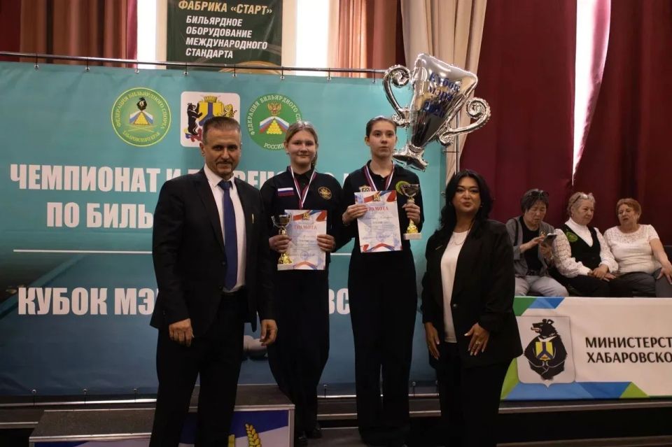 Амурские спортсмены - в призах чемпионата и первенства ДФО по бильярдному спорту!Статусный турнир зонального уровня прошёл в Хабаровске Амурские спортсмены - в призах чемпионата и первенства ДФО по бильярдному спорту!Статусный турнир зонального уровня прошёл в Хабаровске