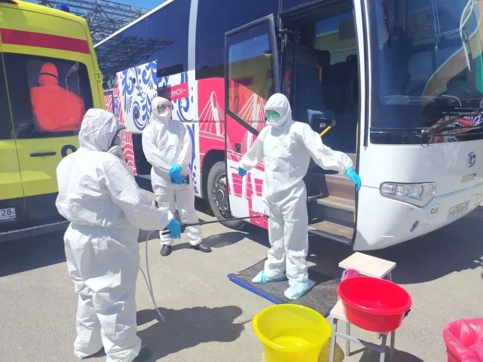 В пунктах пропуска Республики Бурятия, Амурской и Мурманской областях прошли противоэпидемические учения В пунктах пропуска Республики Бурятия, Амурской и Мурманской областях прошли противоэпидемические учения