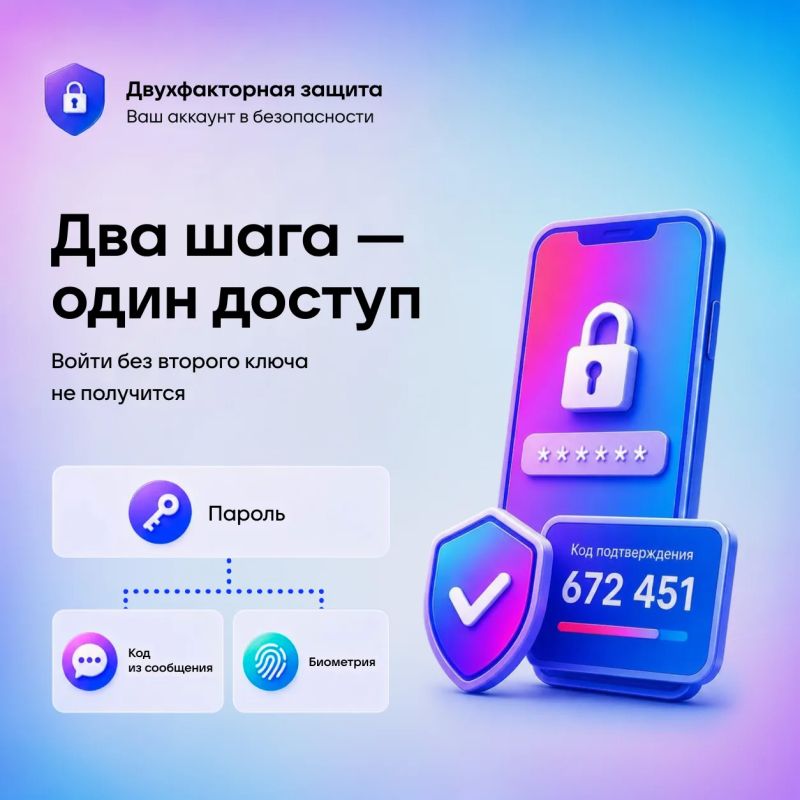 Двухфакторная защита — базовый минимум