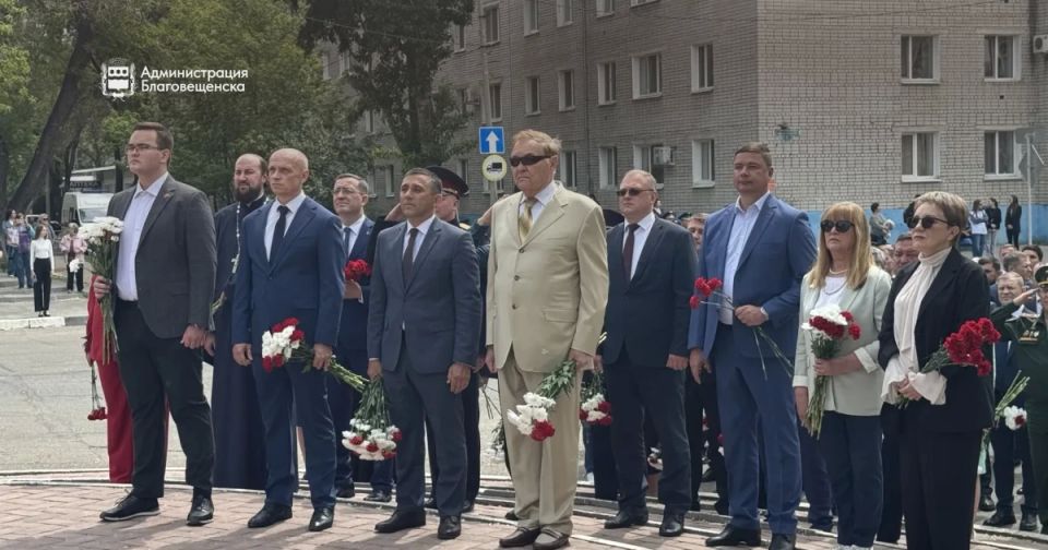 Благовещенцы почтили память основателей города Благовещенцы почтили память основателей города