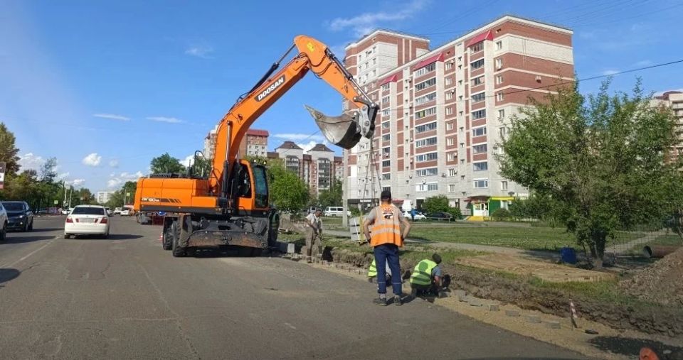 В амурской столице продолжают дорожный ремонт