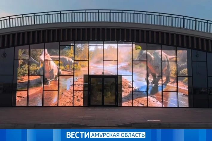 Динозавры оживут на набережной Благовещенска: амурский динопарк откроется сегодня