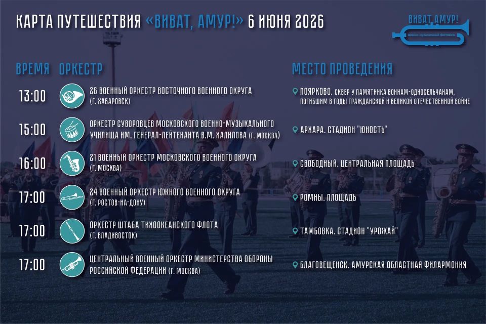 6 июня 2026. #ВиватАмур2026_программа