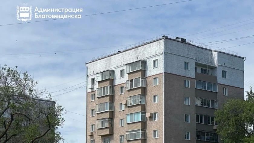 В Благовещенске отремонтировали фасады 10 зданий