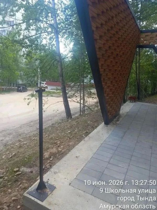 Кто украл орла?. В Тынде неизвестные похитили металлическую фигуру орла и сломали светильник Кто украл орла?. В Тынде неизвестные похитили металлическую фигуру орла и сломали светильник