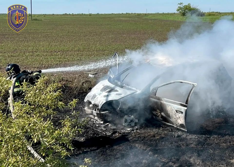 В Ивановском округе автомобиль сгорел после того, как съехал в кювет В Ивановском округе автомобиль сгорел после того, как съехал в кювет
