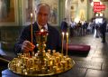 Путин в Благовещенском соборе Казанского Кремля