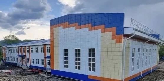 Школа в Экимчане готова на 90 % Школа в Экимчане готова на 90 %