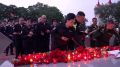 В Благовещенске полицейские и члены Общественного совета при региональном УМВД приняли участие в акции «Свеча памяти»