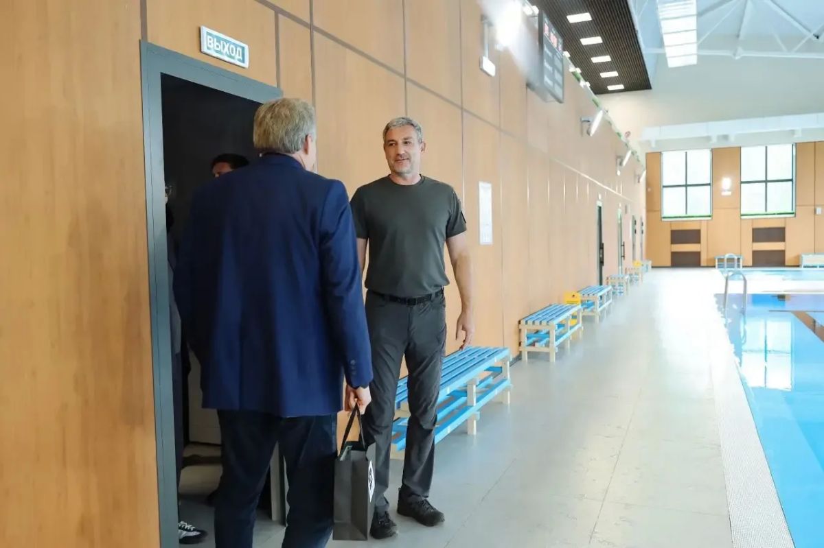 Василий Орлов: Сегодня в Соловьёвске открыли водно-оздоровительный комплекс Василий Орлов: Сегодня в Соловьёвске открыли водно-оздоровительный комплекс