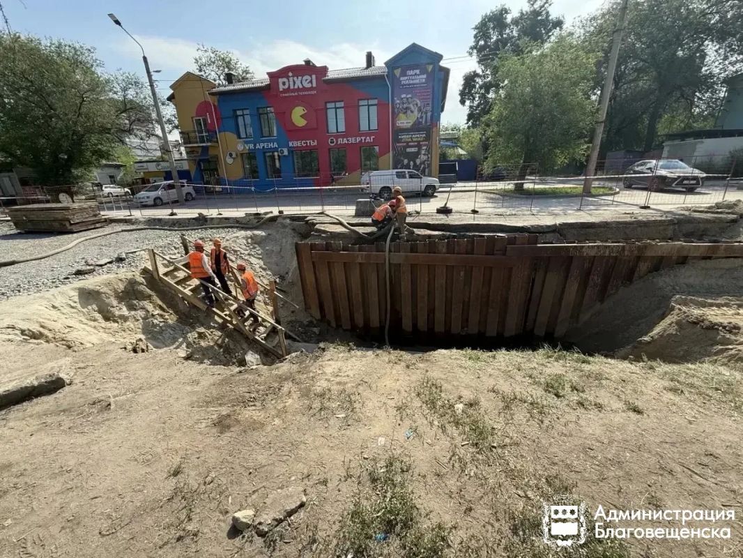 Реконструкцию канализационного коллектора в Благовещенске планируют завершить к концу лета Реконструкцию канализационного коллектора в Благовещенске планируют завершить к концу лета