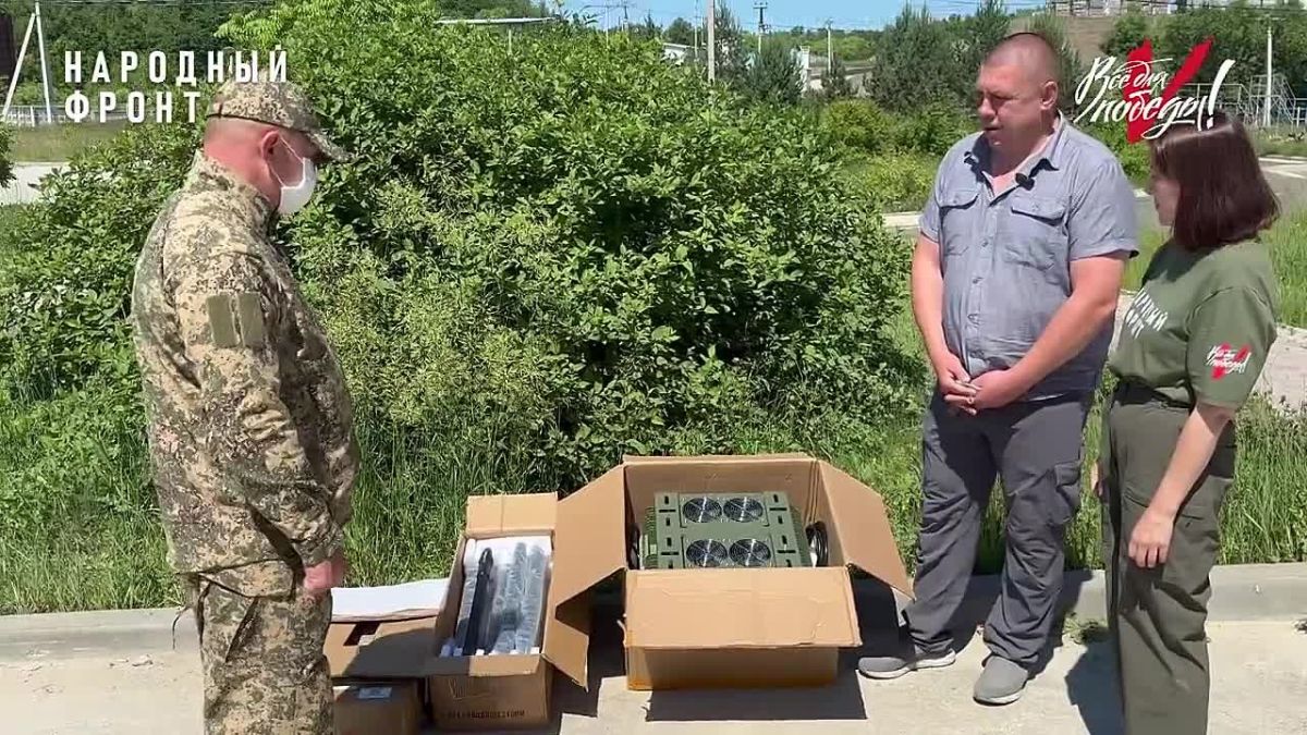 Амурские предприниматели передали бойцам оборудование «Сумрак»