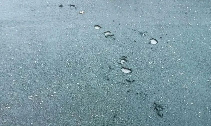 В Шимановске из-за вандалов пришлось переделывать невысохшее покрытие на детской площадке