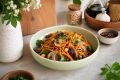Салат с корейской морковью и шампиньонами: яркое блюдо на ваш стол