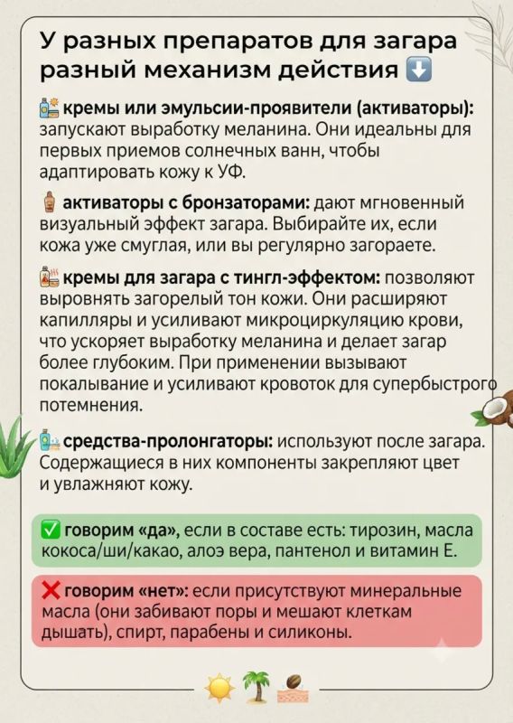 Как получить от солнца идеальный загар