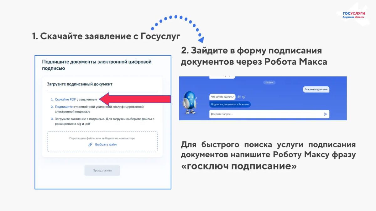 Амурчане, а вы знали, что подписать заявление можно онлайн без бумаг, сканеров и звонков? Амурчане, а вы знали, что подписать заявление можно онлайн без бумаг, сканеров и звонков?