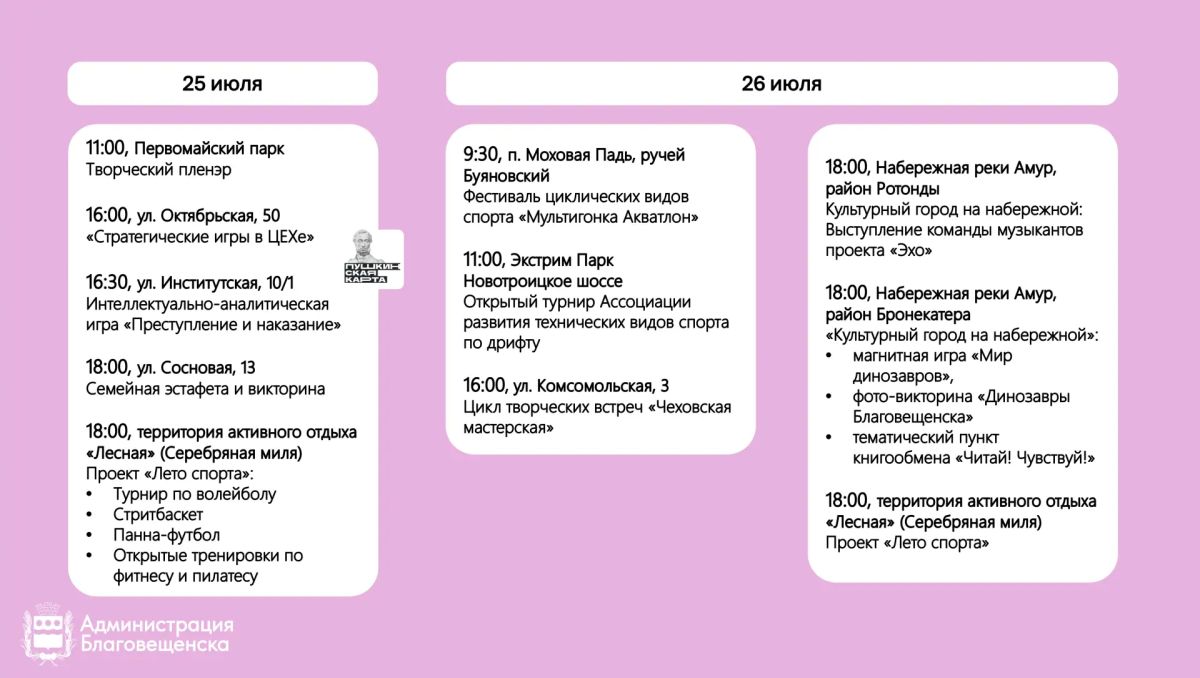 Стратегические игры, Акватлон, музыкальные выступления и турниры по видам спорта: отличные идеи для активного и увлекательного досуга на этих выходных Стратегические игры, Акватлон, музыкальные выступления и турниры по видам спорта: отличные идеи для активного и увлекательного досуга на этих выходных