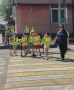 Дорожные полицейские провели для ребят из пришкольного лагеря Магдагачинской СОШ №1 практическое занятие по безопасности на дороге!