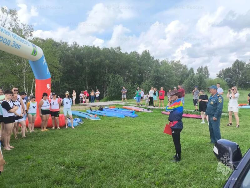 Сотрудники ГИМС обеспечили безопасность гонки на сап-бордах Сотрудники ГИМС обеспечили безопасность гонки на сап-бордах