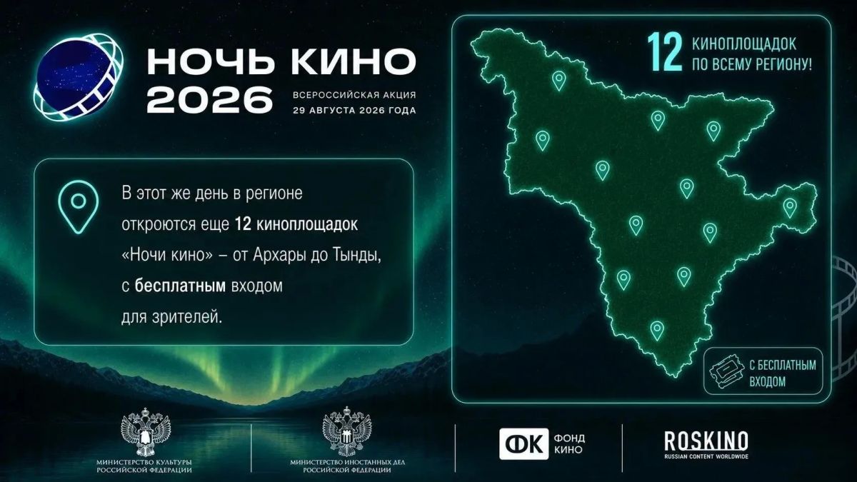 Запасаемся попкорном: амурчане смогут бесплатно увидеть фильмы на большом экране Запасаемся попкорном: амурчане смогут бесплатно увидеть фильмы на большом экране