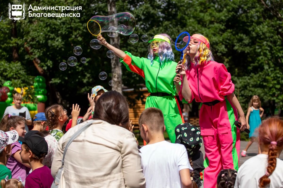 Первомайский парк отпраздновал свой день рождения Первомайский парк отпраздновал свой день рождения