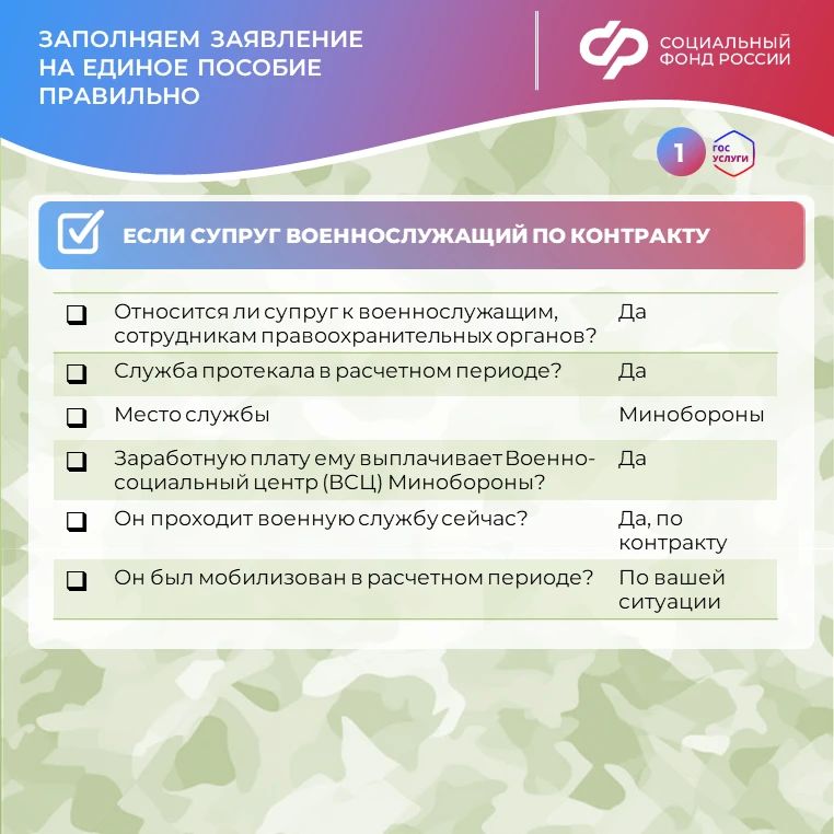 Как правильно указать статус военнослужащего при подаче заявления на единое пособие на портале госуслуг? Как правильно указать статус военнослужащего при подаче заявления на единое пособие на портале госуслуг?