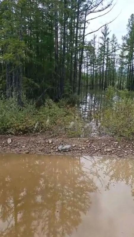 В Тындинском округе ограничено движение транспорта к селу Ларба В Тындинском округе ограничено движение транспорта к селу Ларба
