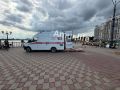 Очевидцы сообщают, что сегодня, около 16:20 на набережной Амура в Благовещенске подросток, предположительно, получил травму после падения с лестницы во время катания на велосипеде