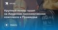 Пожар на Амурском газохимическом комплексе
