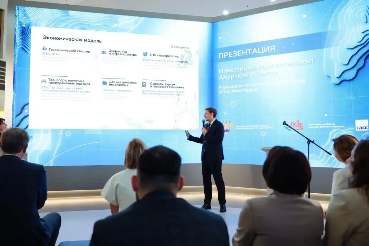Василий Орлов: Команда Амурской области отработала на ВЭФ-2026 хорошо Василий Орлов: Команда Амурской области отработала на ВЭФ-2026 хорошо